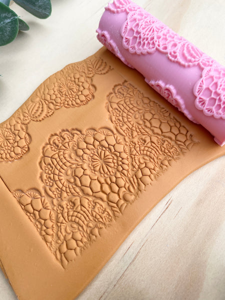 Lace texture roller