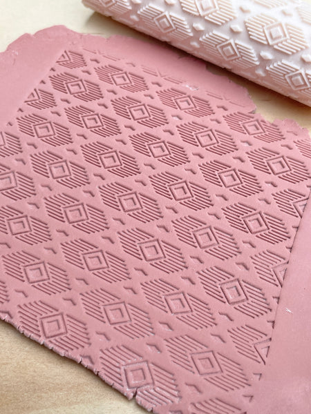 Modern Aztec texture roller