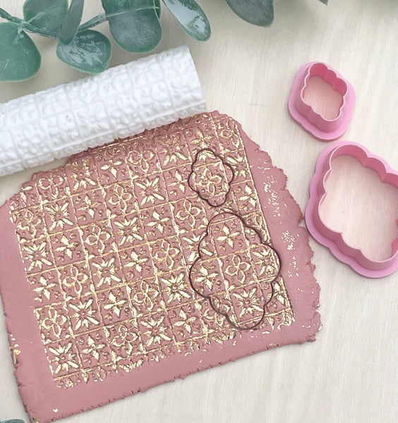 Mediterranean tile texture roller