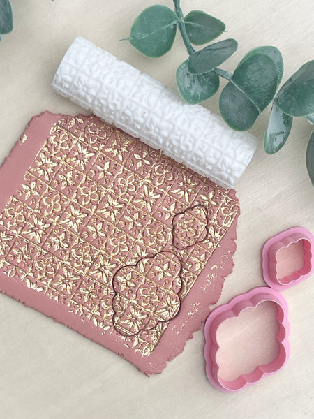 Mediterranean tile texture roller