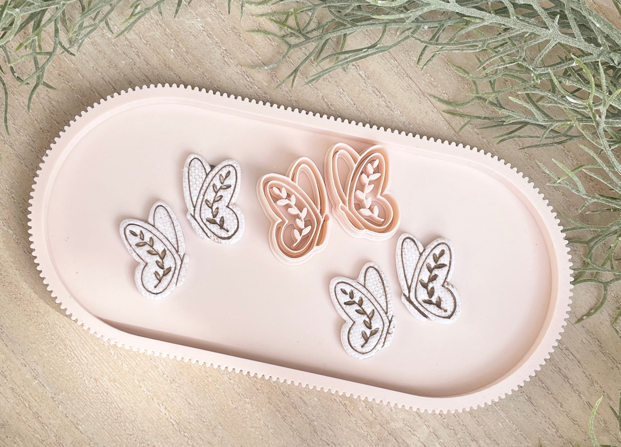 Boho butterfly cutter mirrored set