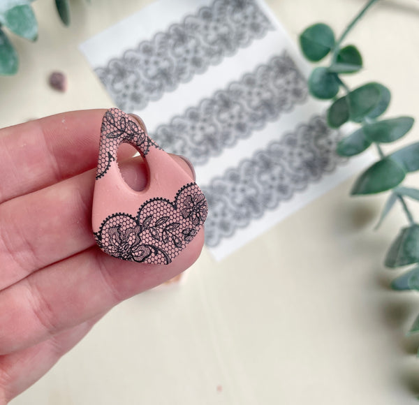 Tanny Lace water transfer & Cutter set