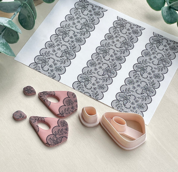 Tanny Lace water transfer & Cutter set