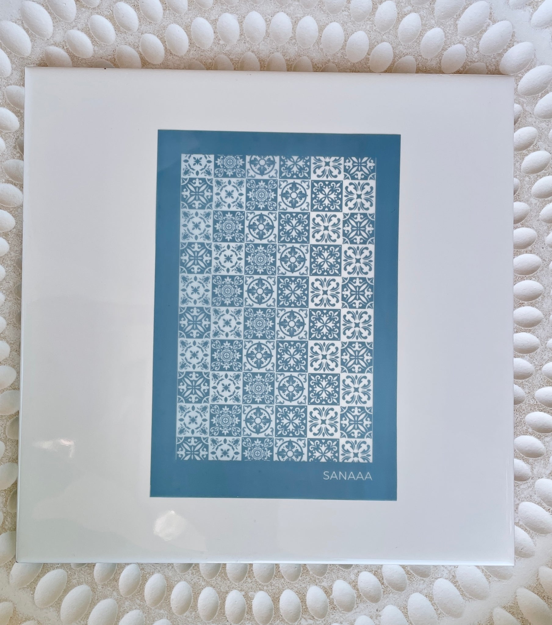 Style 2 Moroccan tile print silkscreens