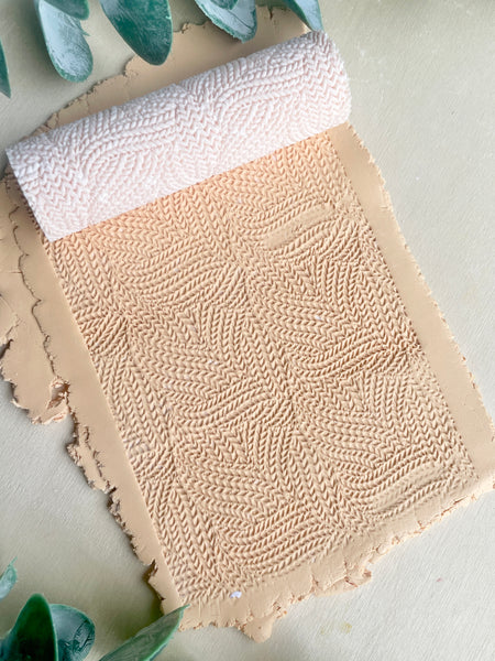 Fine knit swirl lines texture roller