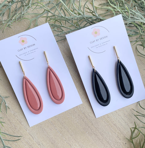Long drops with glossy finish
