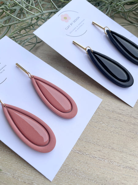 Long drops with glossy finish