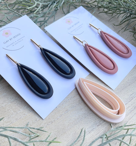 Long thin drop cutter with border