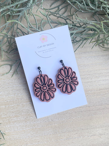 Terracotta flower