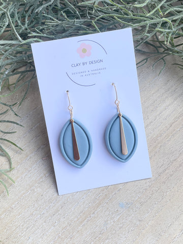 Blue marquise hooks