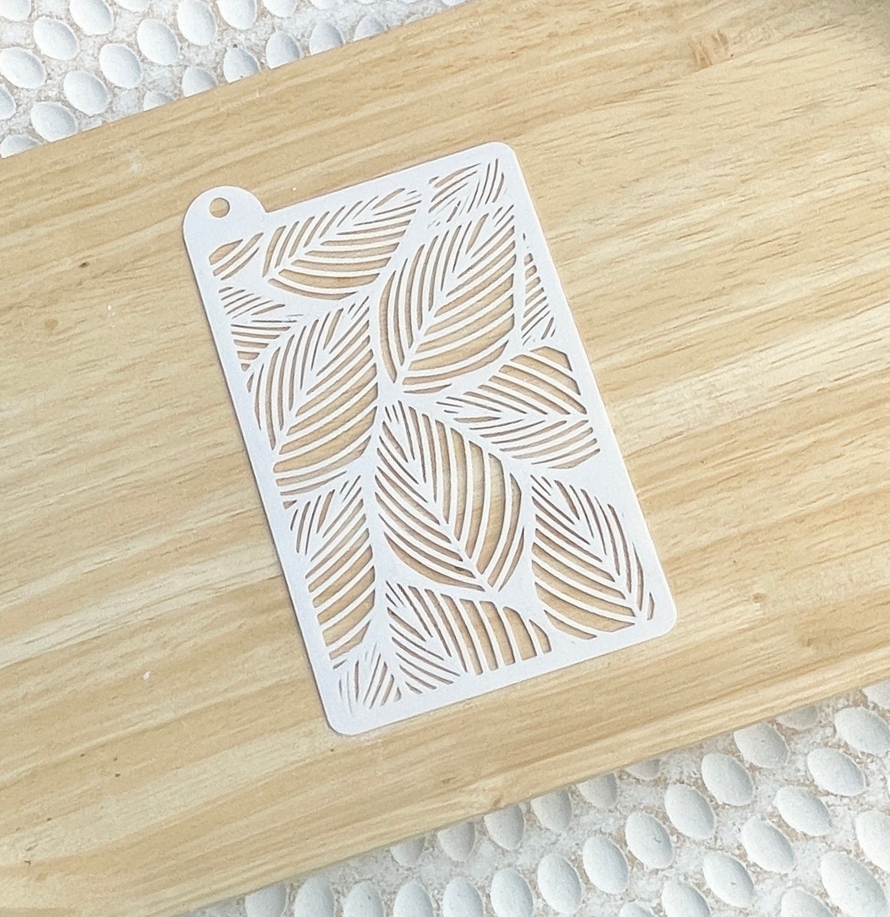 Tropical Leaf reusable stencils