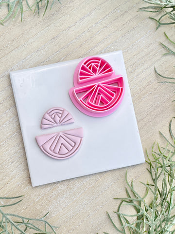 Art deco semi circle all in one set