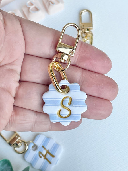 Tag charms & elegant letter stamps set