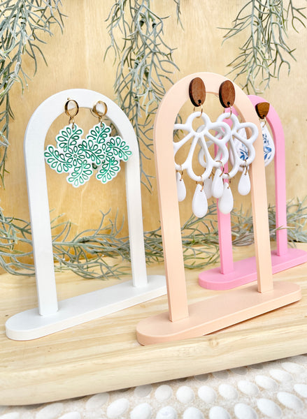 Arch earring stand/displays