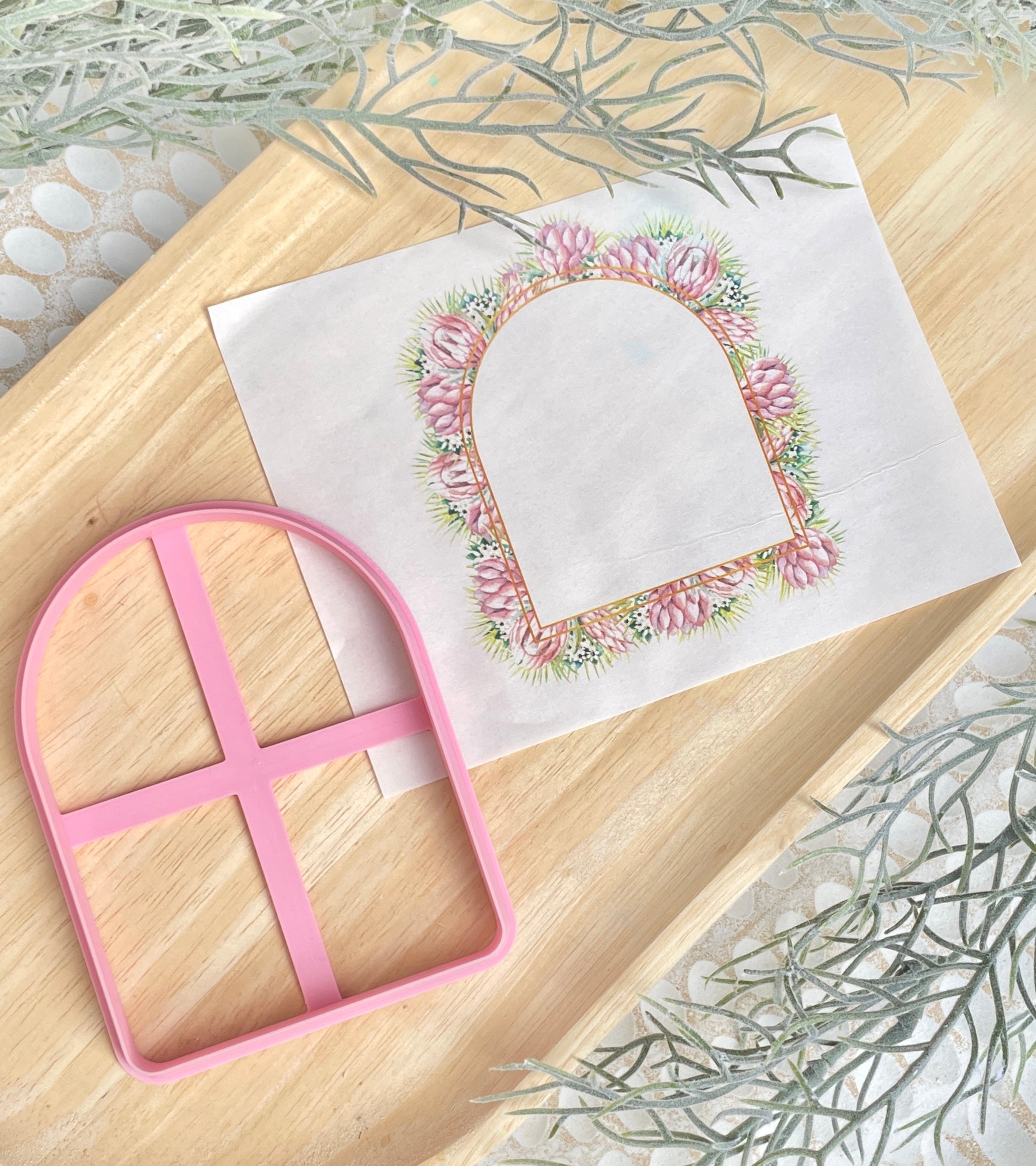 Arch trinket cutter & paper set - Style 1