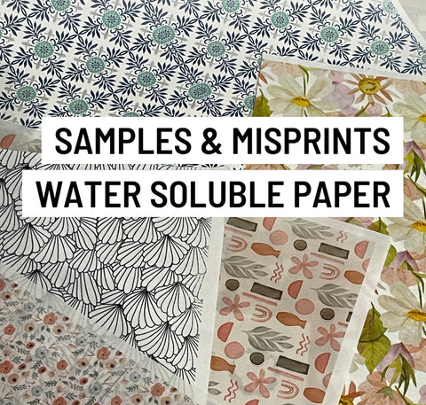 MYSTERY packs of misprints &  samples - 5 sheets for $5