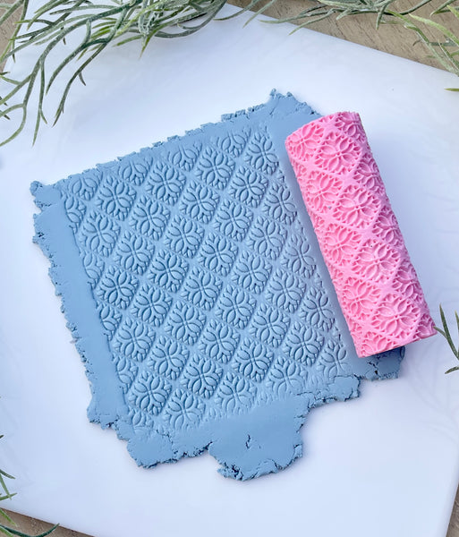 Flower tile texture roller