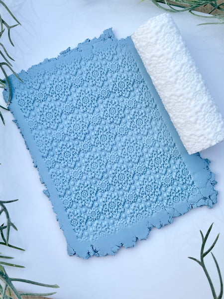 Flower doily texture roller