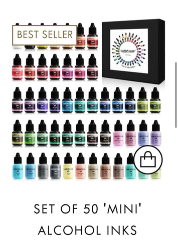 PRE ORDER - 50 Mini bottles of Kamenskaya Alcohol Inks