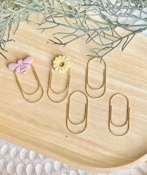 Large gold Paper clips x 2