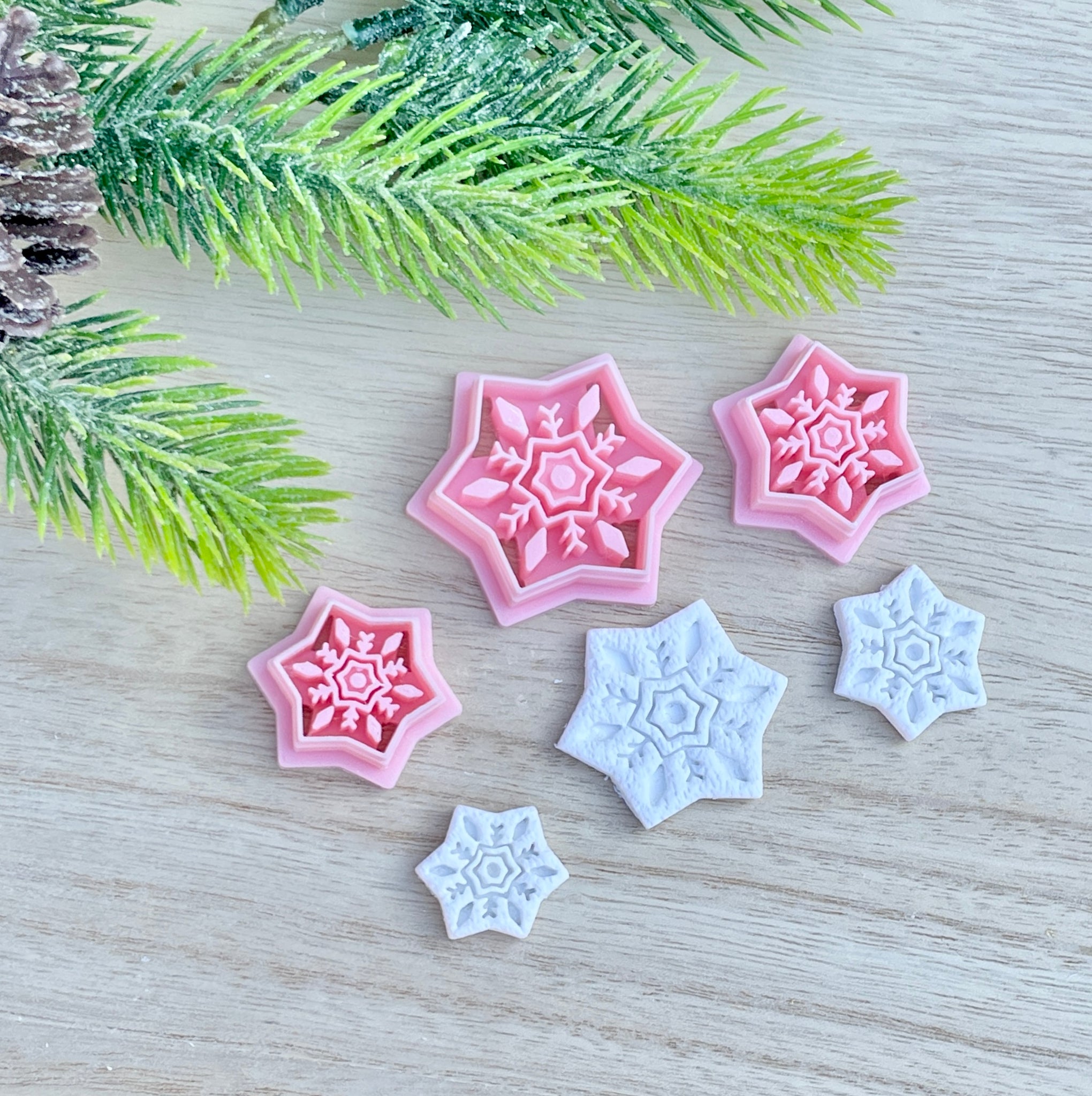 Imprint snowflake - 3 sizes