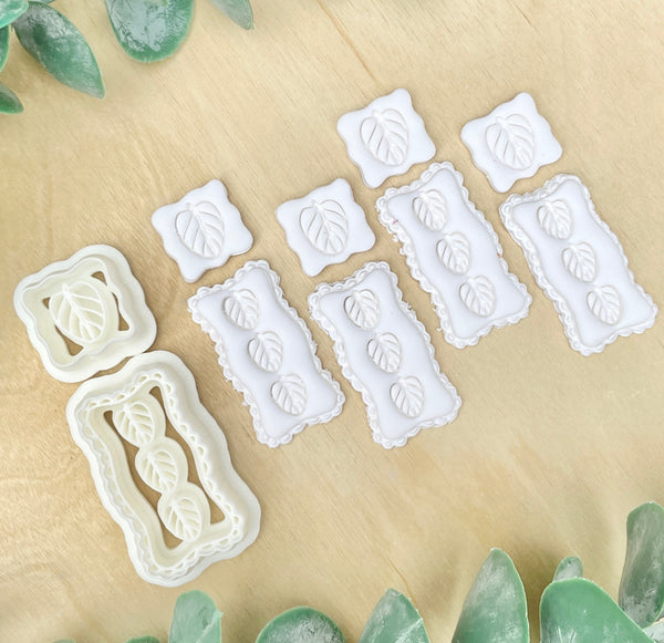 Spring leaf scallop edge cutter set