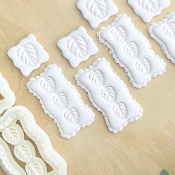 Spring leaf scallop edge cutter set