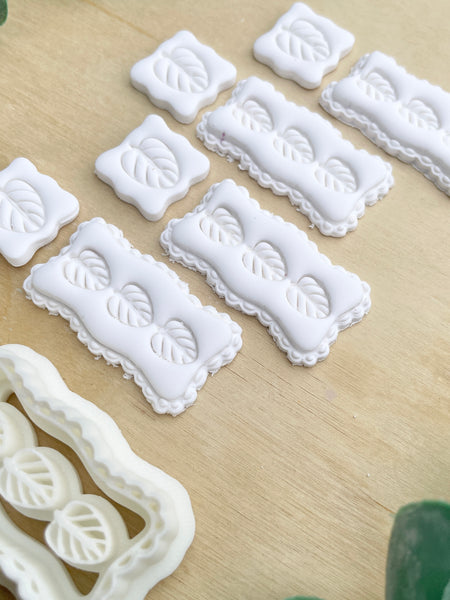 Spring leaf scallop edge cutter set