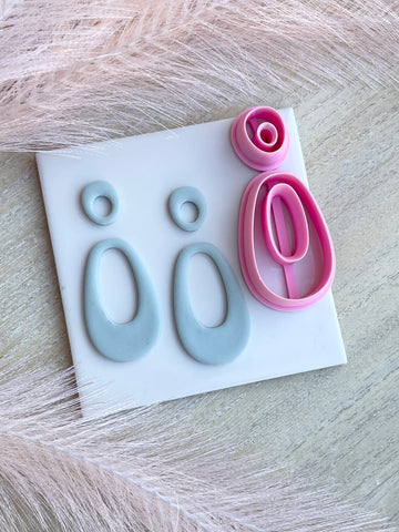 Long oblong no drill cutter set