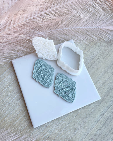 Clemintine mandala stamp and cutter set