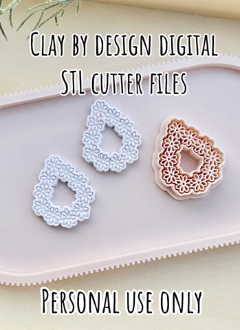 Drop daisy STL DIGITAL FILE ONLY