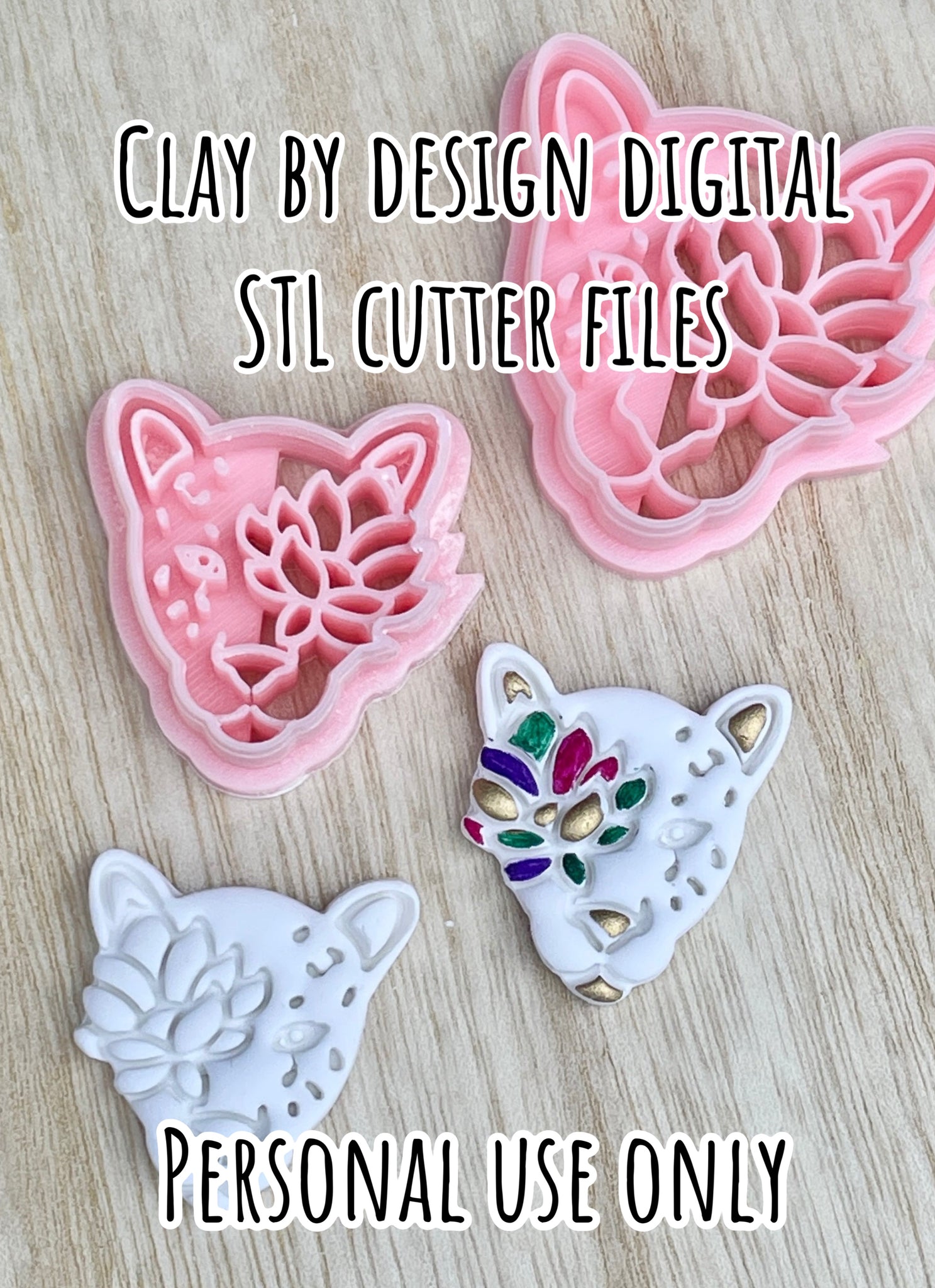 Boho Cheetah STL DIGITAL FILE ONLY