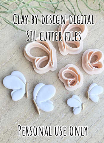 Chubby Butterfly STL DIGITAL FILE ONLY