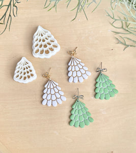 Embossed scallop Christmas Tree