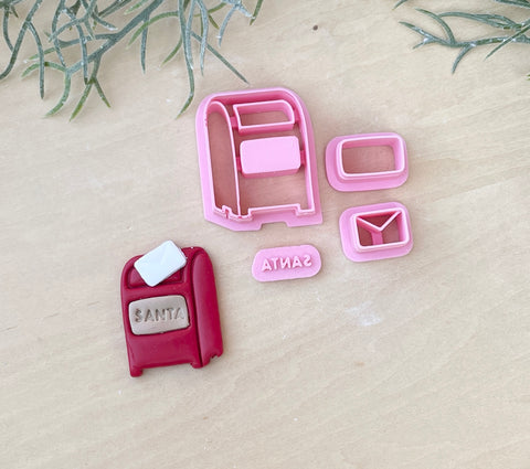 Santa Postal Box 4 piece set