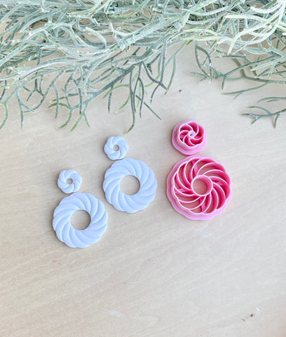 Round swirl cutter set