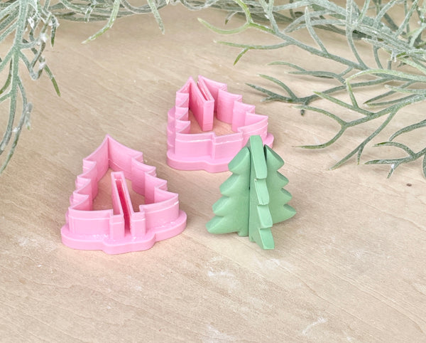 3D Christmas tree set