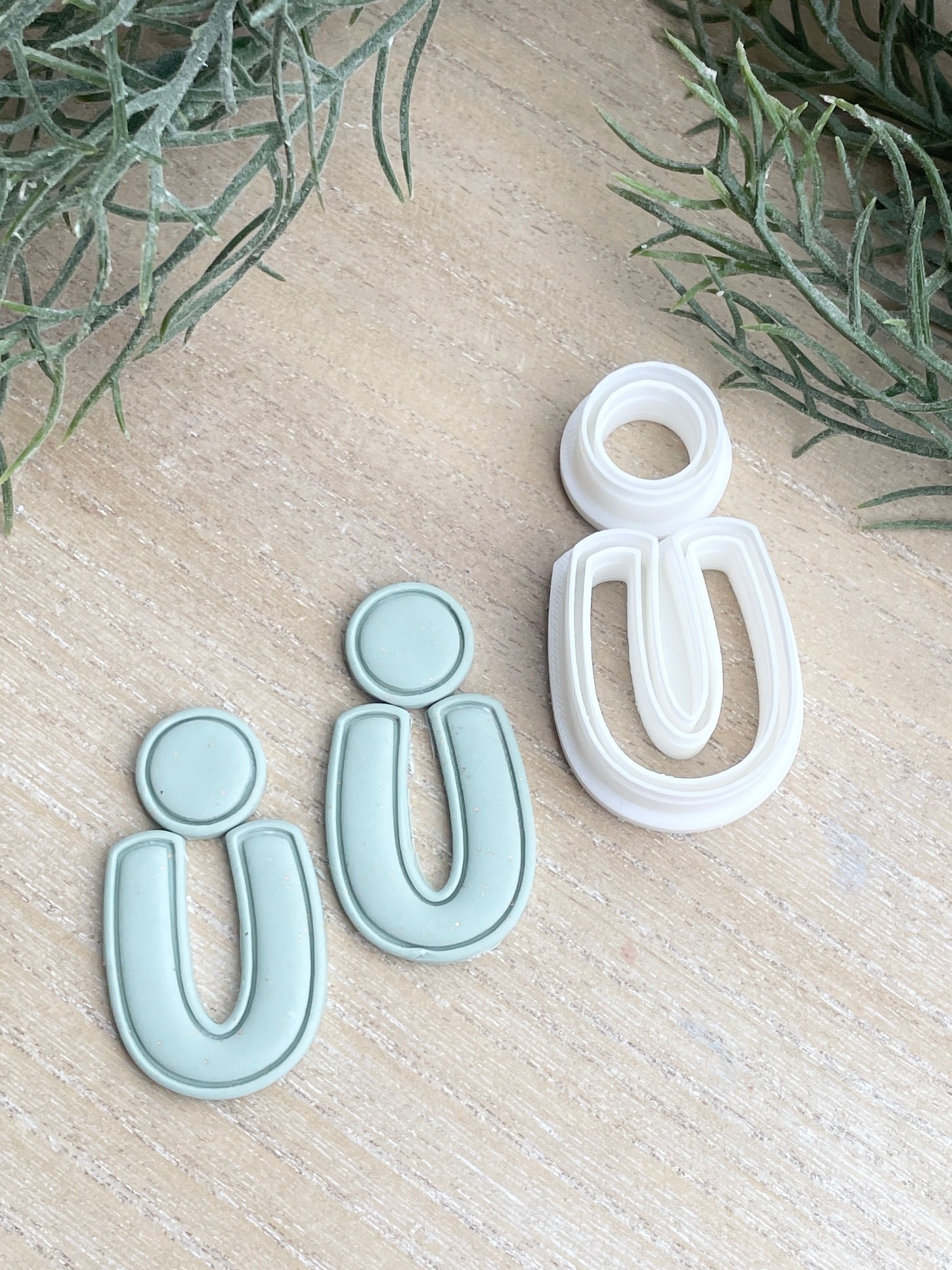 U shape organic border cutter set