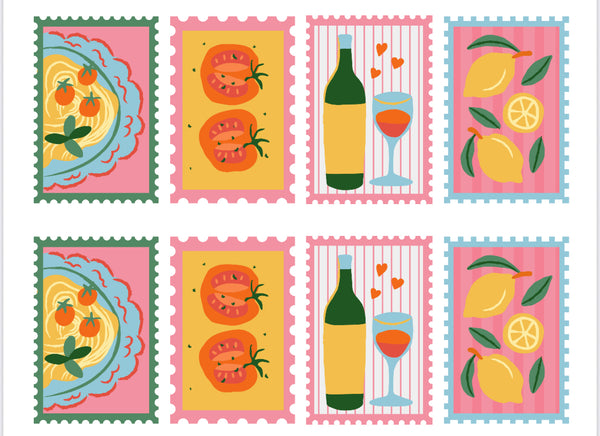 Summer Almafi transfer & cutter set - STYLE 2