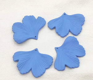 REDUCED - Ginkgo charms  x 6 pieces - Choose your colour!!