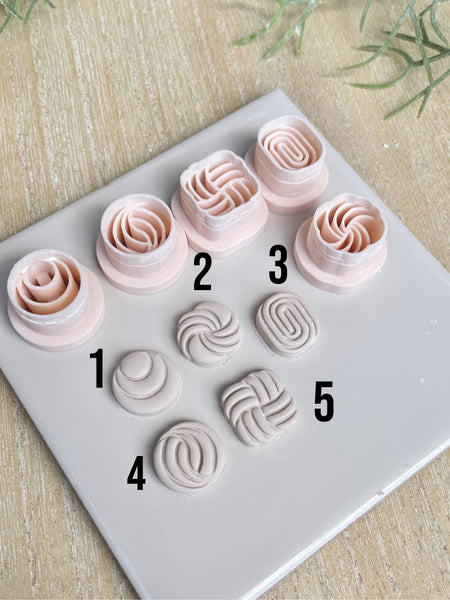 Boho Studs cutter sets of 5 or singles