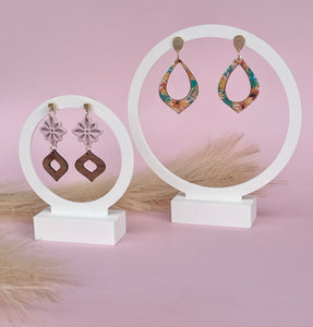 Round earring stand/displays