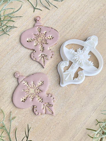 Christmas elegant imprint ornament cutter