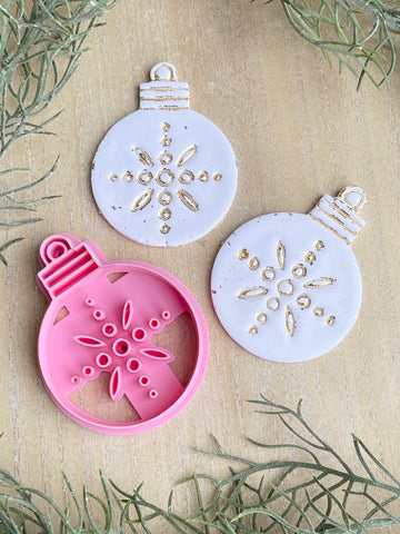 Christmas imprint ornament cutter