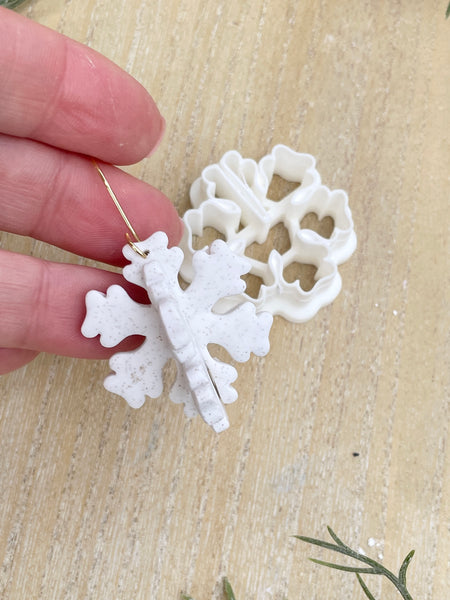 3D Christmas Snowflake - cutter & bauble size available