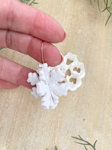 3D Christmas Snowflake - cutter & bauble size available
