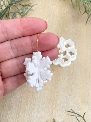 3D Christmas Snowflake - cutter & bauble size available