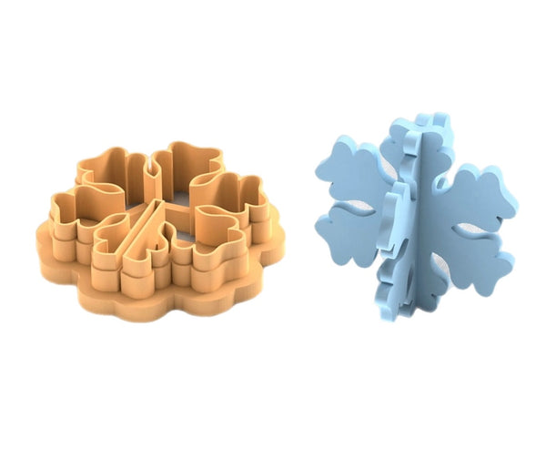 3D Christmas Snowflake - cutter & bauble size available