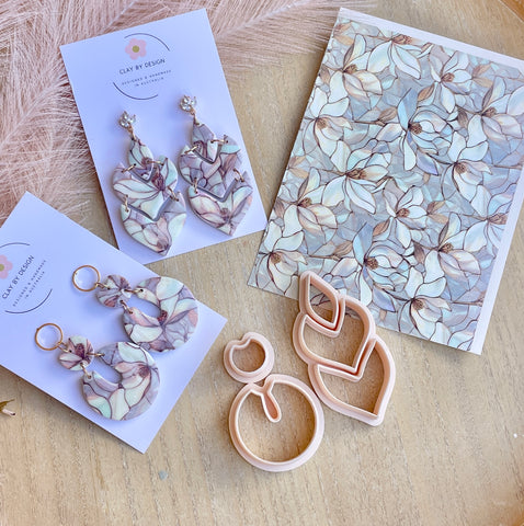 Stunning stain window look water transfer & cutter sets