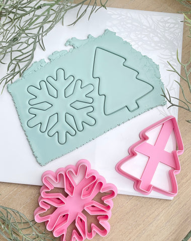 Christmas Baubles - Tree or Snowflake